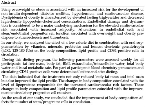 HCG Diet Plan - 2011 Research Study